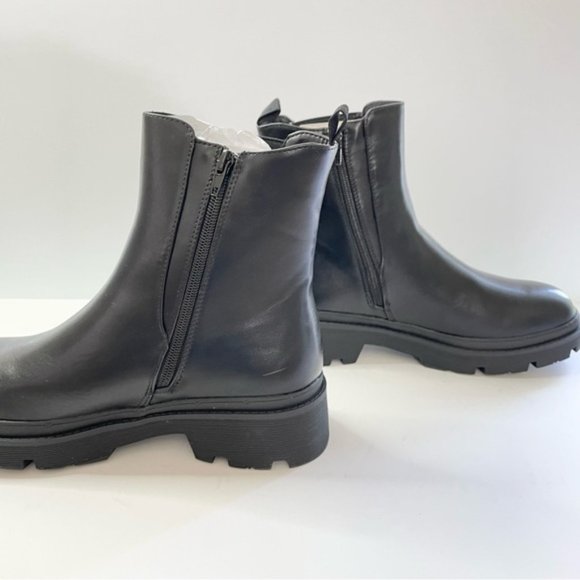 Womens C Paravano Chelsea Combat Boots EU Size 40 Black - Picture 8 of 13